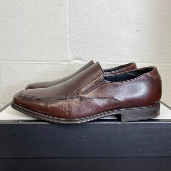 Magnanni Linea Merino 16923 Brown Leather Loafer Dress Shoes Slip On Men's 7 M - Picture 4 of 12